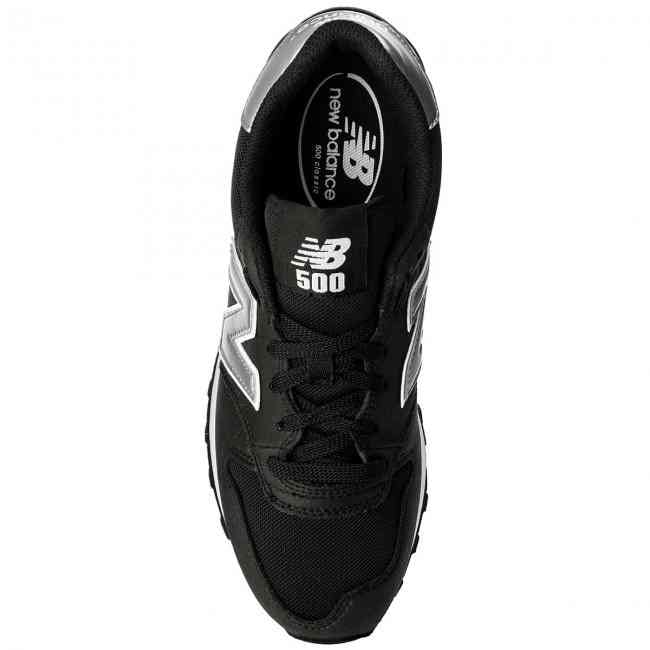 Giày New Balance Black/ silver GM500KSW - Ảnh 2