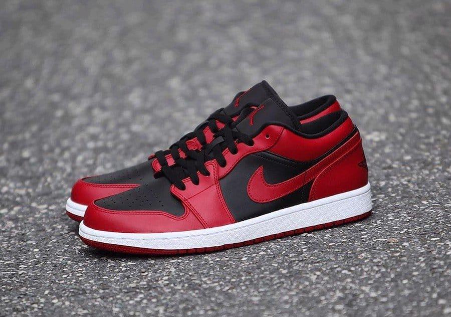 Giày Jordan 1 low reverse bred [553558 606] - Ảnh 2