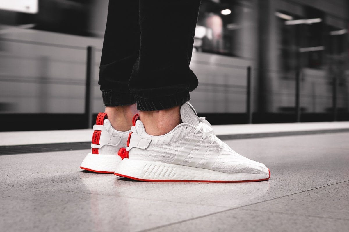 Giày Adidas white/red BA7253 - Ảnh 3