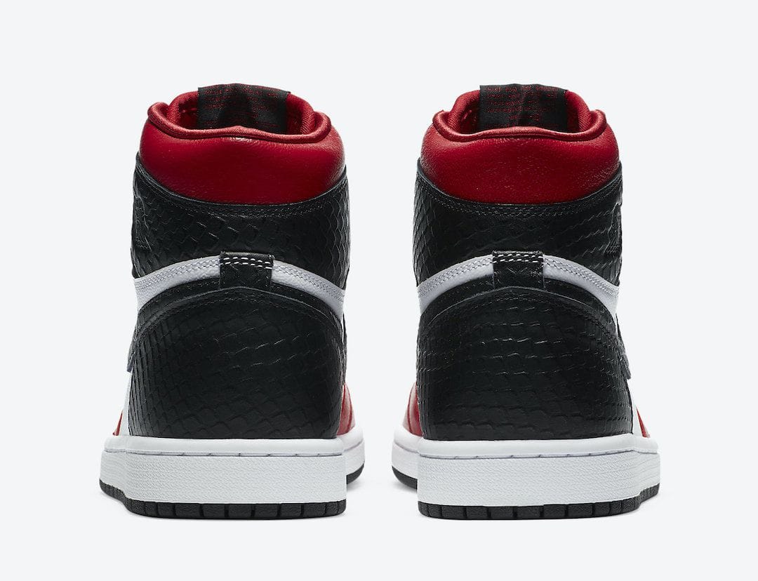 Giày Jordan 1 High Satin Snake Skin CD0461 601 - Ảnh 4
