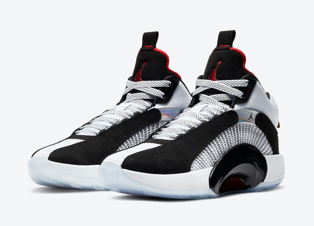 Giày Nike Jordan 35 black white CQ4227 001 - Ảnh 2