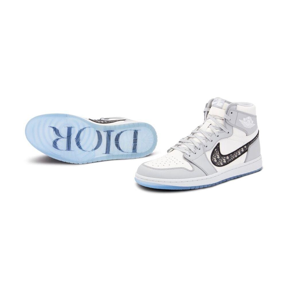 Giày Nike Dior x Jordan 1 high CN8607 002 - Ảnh 8