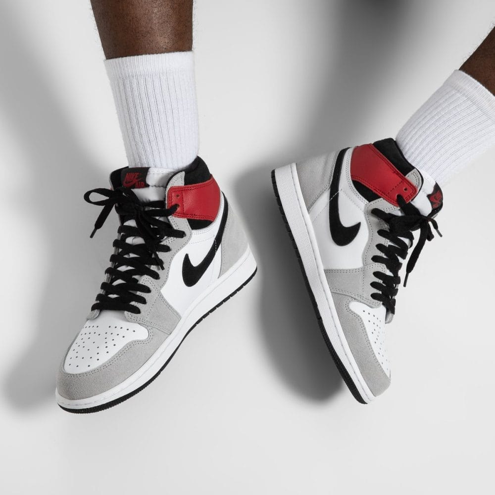 Giày Nike Jordan 1 high light smoke grey [555088 126] - Ảnh 5