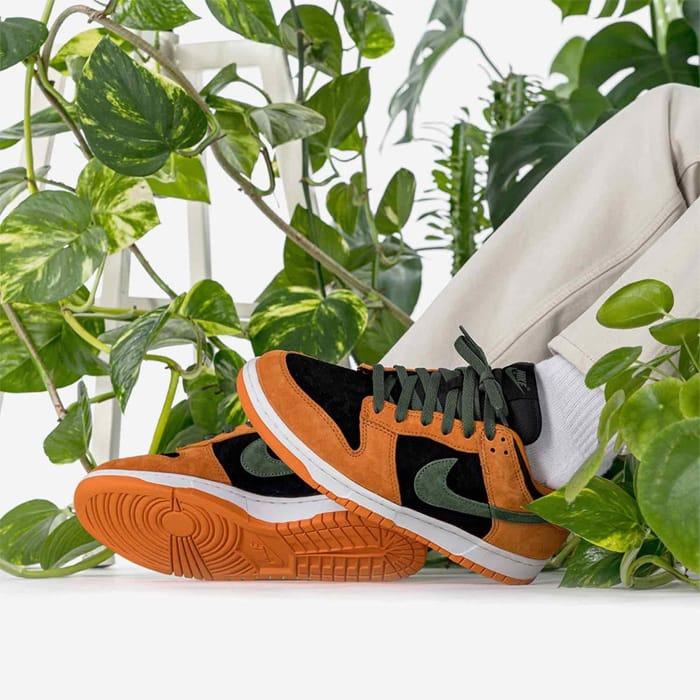 Giày Nike Sb dunk low SP Ceramic /orange DA1469 001 - Ảnh 6