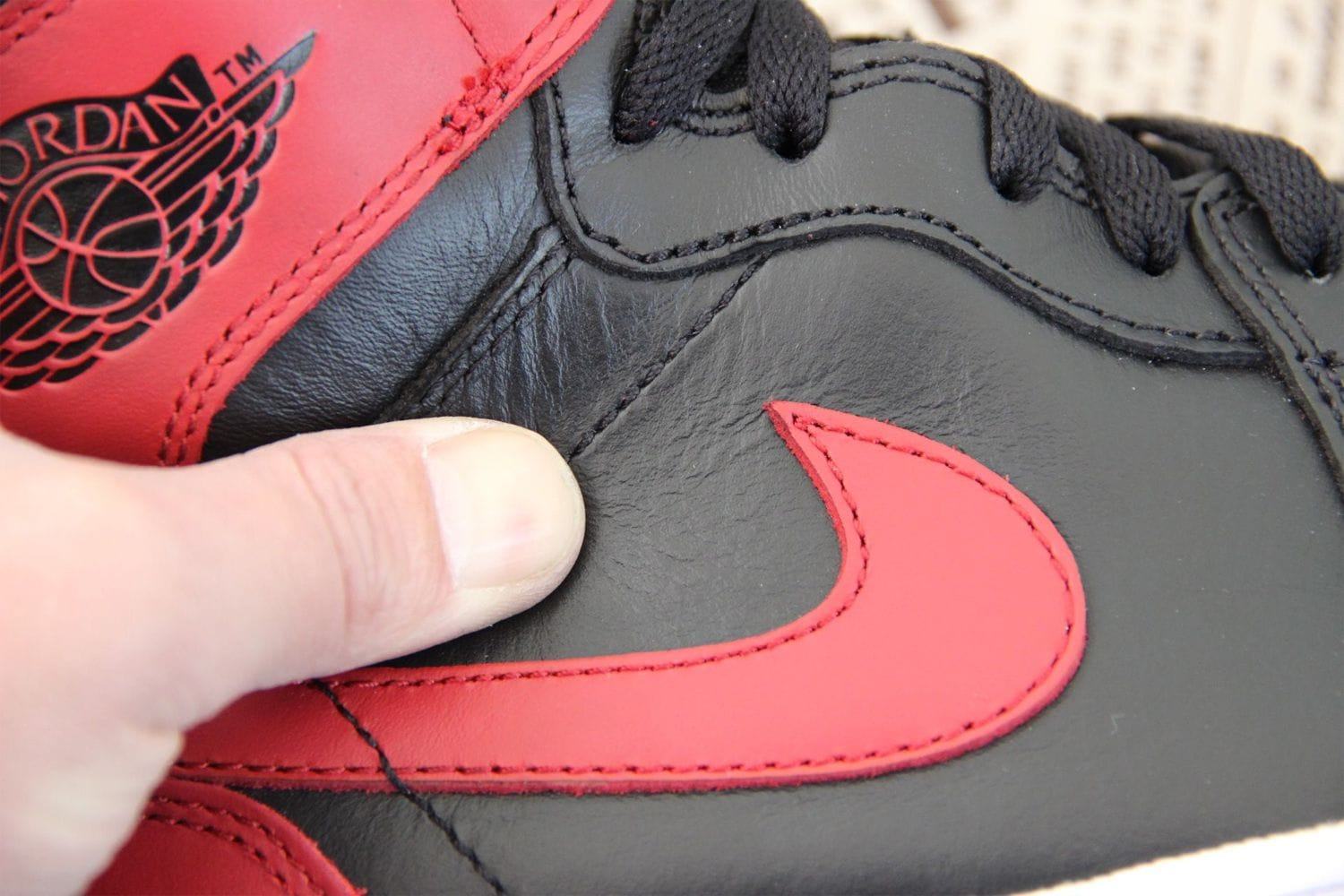Giày Jordan 1 Bred 555088 023 - Ảnh 8