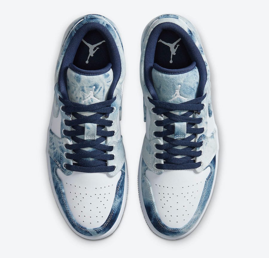 Giày Jordan 1 Low Washed Denim CZ8455 100 a