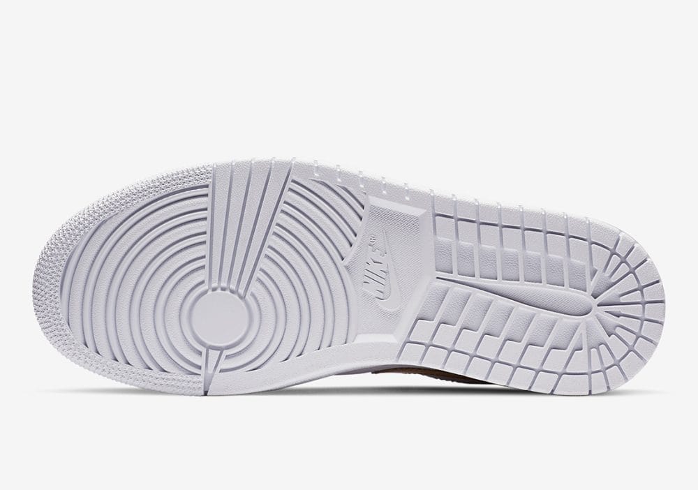 Giày Nike Jordan 1 low white gold CZ4776 100 - Ảnh 2