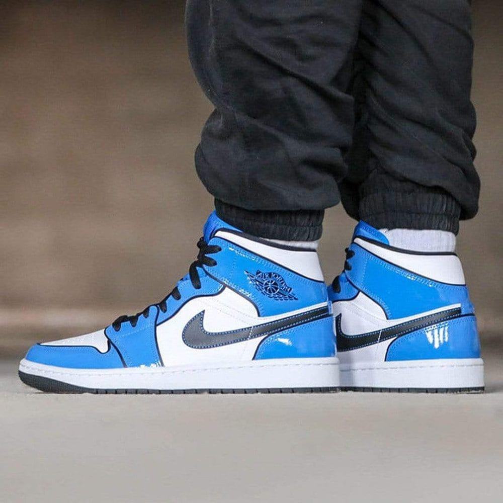 Giày Nike Jordan 1 Mid Signal Blue [DD6834 402] - Ảnh 3
