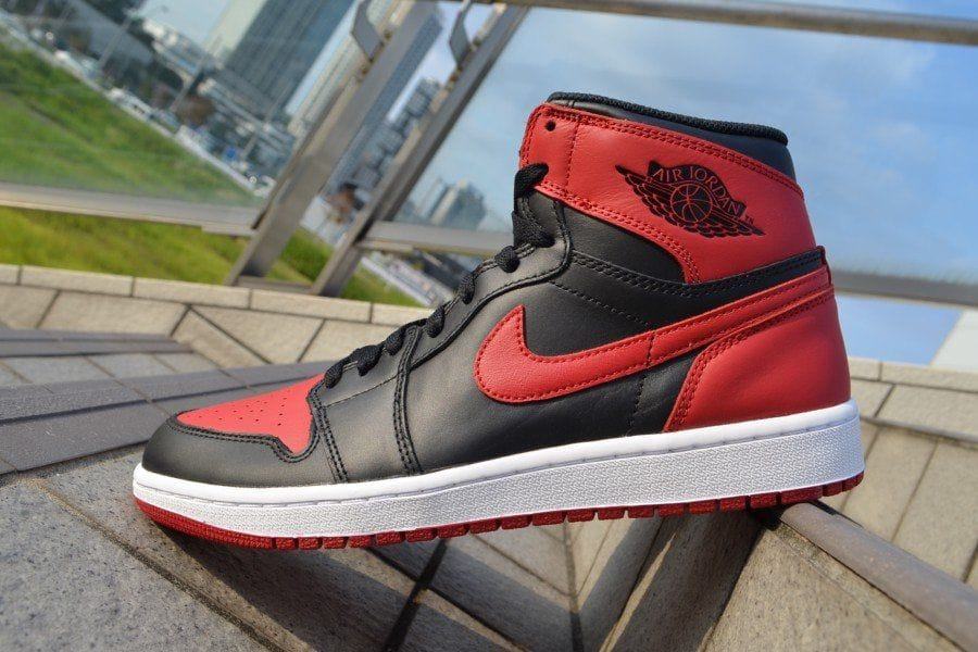 Giày Jordan 1 Bred 555088 023 - Ảnh 3