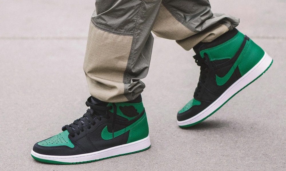 Giày Jordan 1 high pine green 555088 030 - Ảnh 8