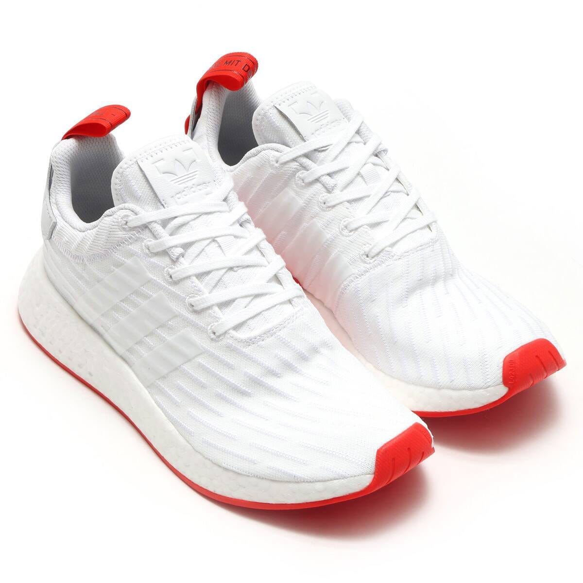 Giày Adidas white/red
