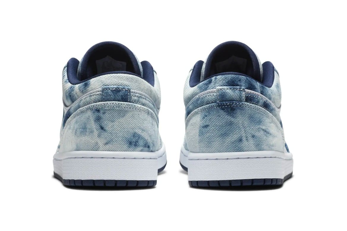 Giày Jordan 1 Low Washed Denim CZ8455 100 - Ảnh 5
