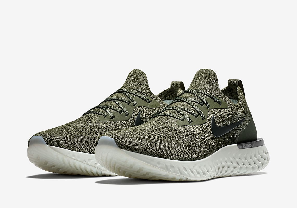 Giày Nike Epic react Cargo Kaki AQ0067 300 - Ảnh 6