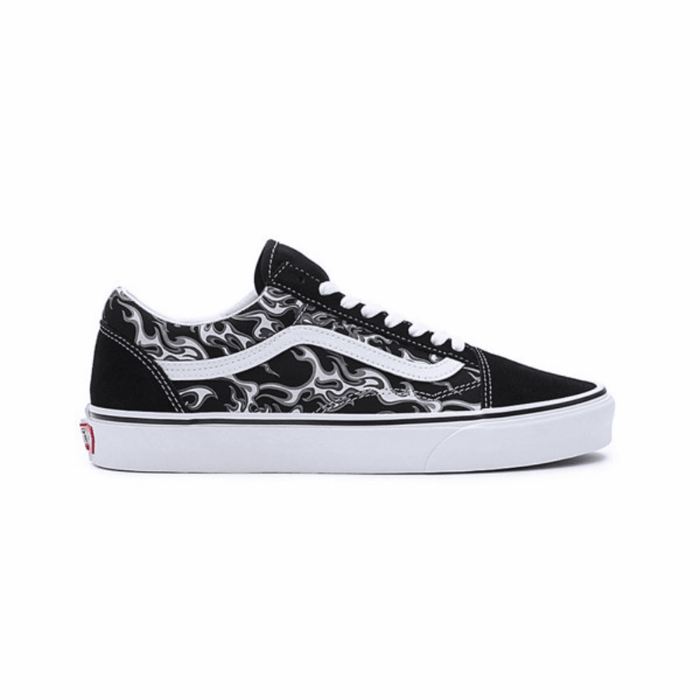 Giày Vans Old Skool đen lửa trắng VN0007NTBMX
