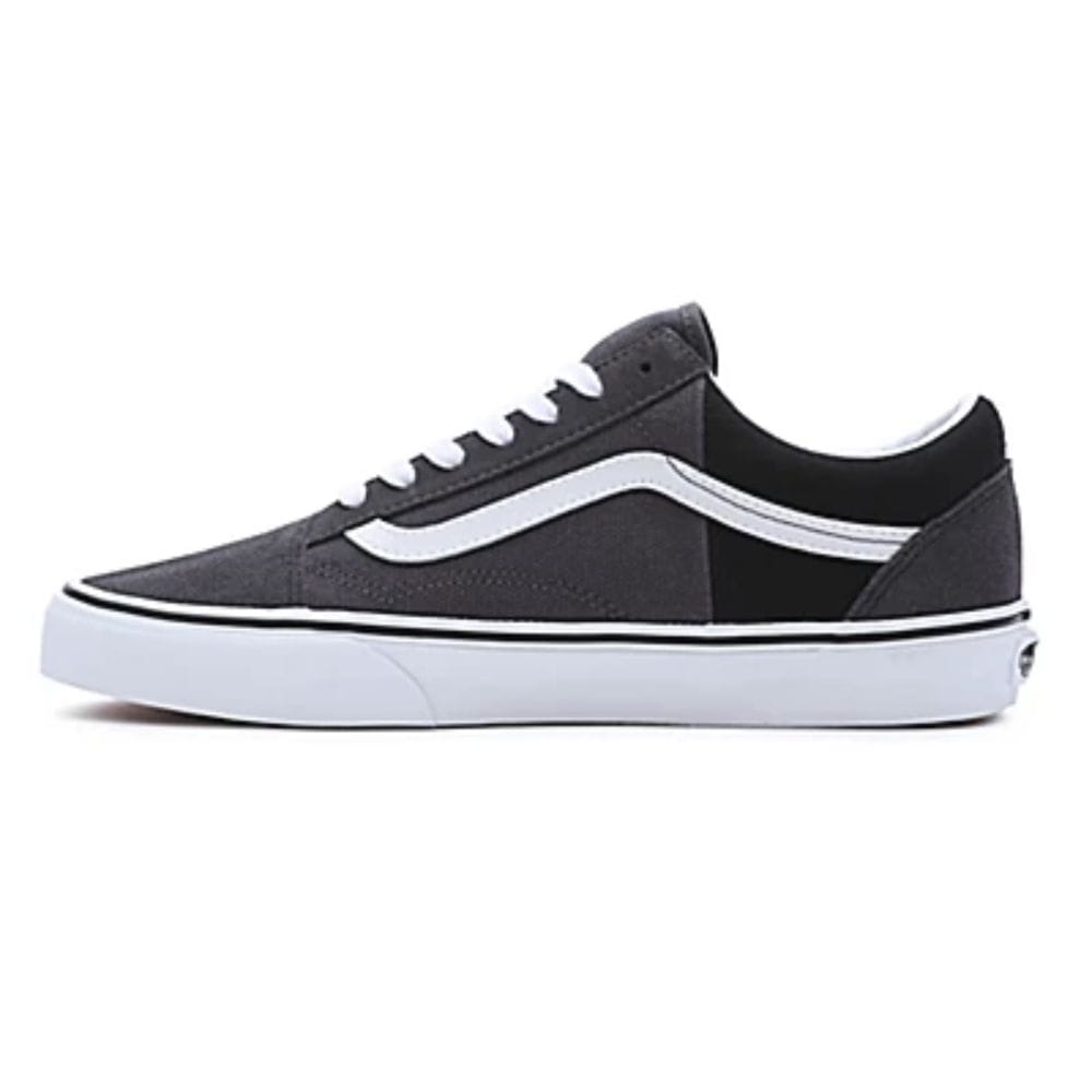 Giày Vans Old Skool Split đen xám VN0009QHKOU - Ảnh 5